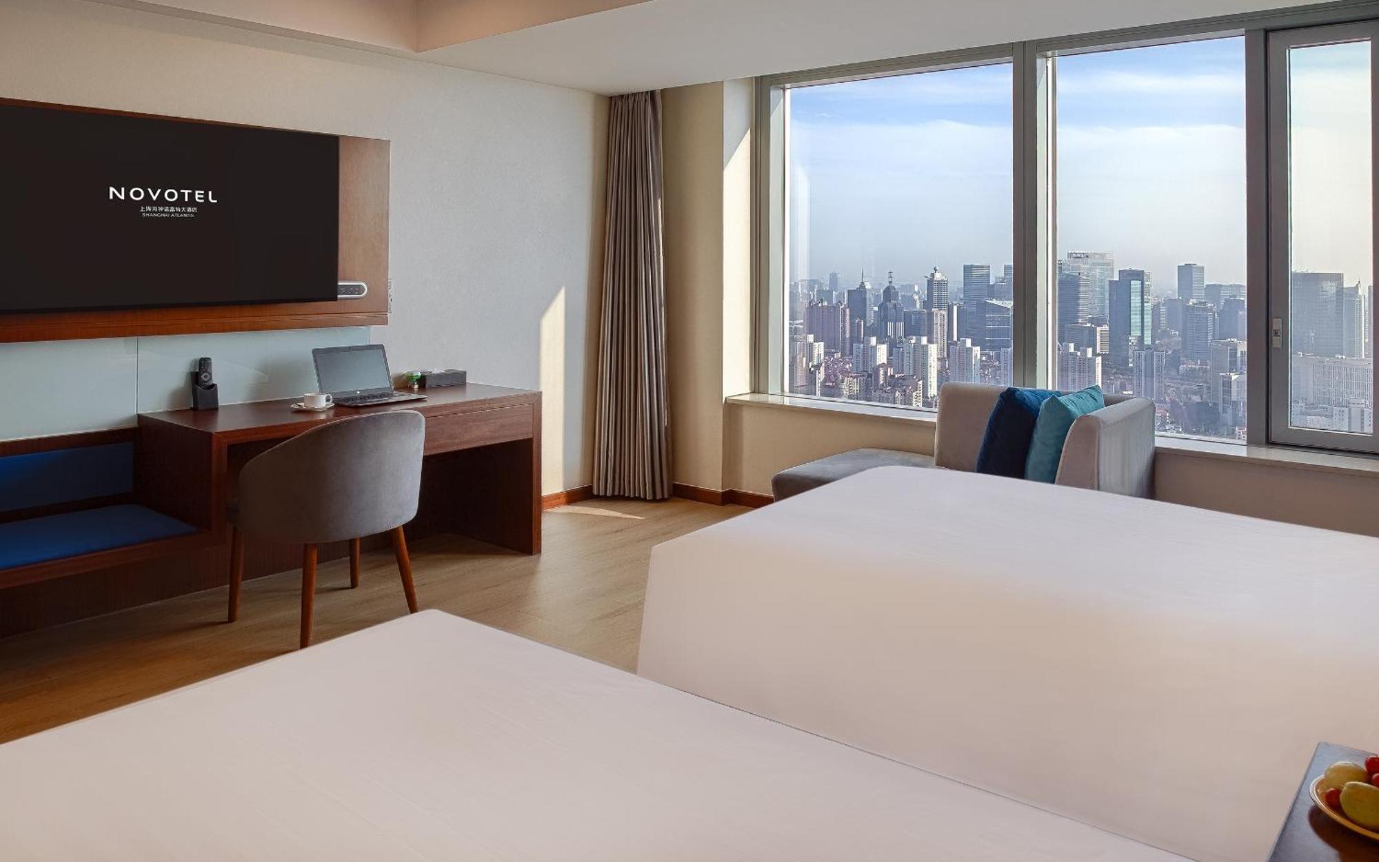 Novotel Atlantis Shanghai - Breakfast In The Clouds With River View In The Revolving Restaurant & 24Hours Free Self-Laundry Kültér fotó