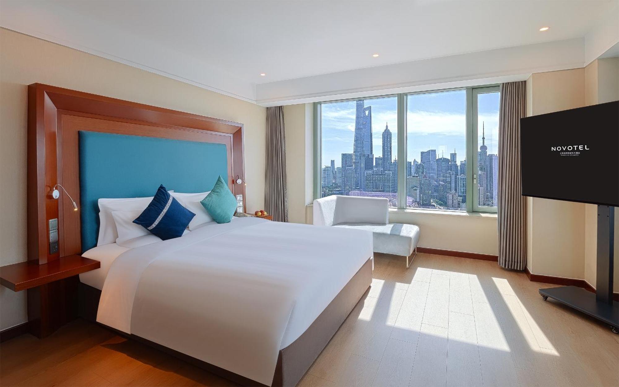 Novotel Atlantis Shanghai - Breakfast In The Clouds With River View In The Revolving Restaurant & 24Hours Free Self-Laundry Kültér fotó
